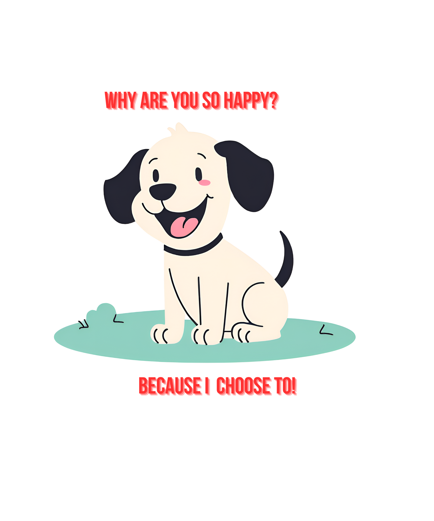 Joyful Puppy: Tail-Wagging Happiness You Can Wear
